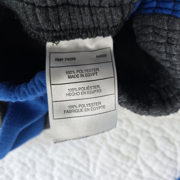 Reebok Baby 2-Piece Sweat Suit Blue Gray 12 Months - Picture 7 of 10